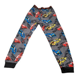 Seven Apparel Boy's Fleece Sleeper Joggers Race Cars 8/10